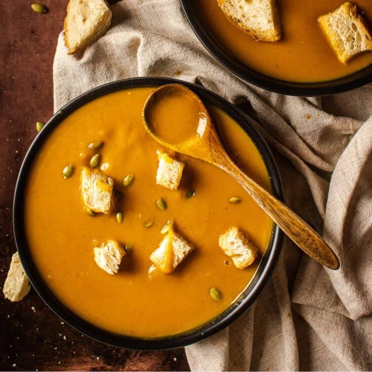Image for Slow Cooker Sweet Potato Soup (Vegan & Gluten-Free)